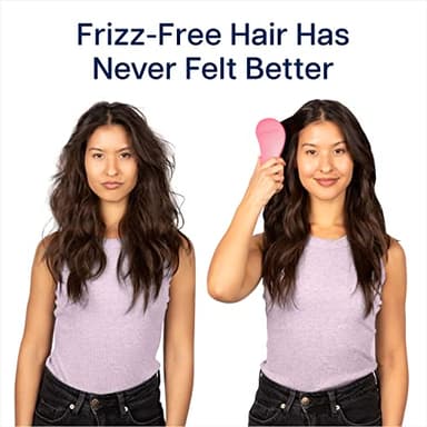 Crave Naturals Glide Thru Hair Brush - Detangler Brush for Curly, Straight, Wet or Dry Hair - Gentle Detangling Brushes for Adults, Kids, Toddlers - Hair Accessories for Women, 7.5x3 - Pink - Image 7
