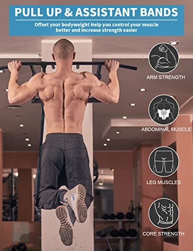 Resistance Bands, Pull Up Bands, Exercise Workout Bands for Working Out, Pull Up Assistance Bands Set for Men & Women, Body Stretching, Physical Therapy, Muscle Training - Colorful - Image 5