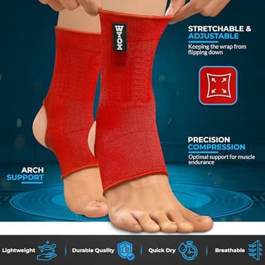 WYOX Women, Men, and Youth - Plantar Fasciitis Brace, Ankle Support Brace for Men, Workout and Sports Ankle, Perfect for Stability and Support in All Activities - Image 4