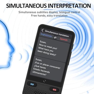 Language Translator Device,2025 Latest Two-Way Language Translator in 138 Languages, Online/Offline/AI/Voice/Photo Translation, Standy 240H, Portable Instant Translator for Business,Study & Travel - Image 5