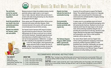 Davidson's Organics, Caramel Peach with Coconut, 100-count Unwrapped Tea Bags - Image 2