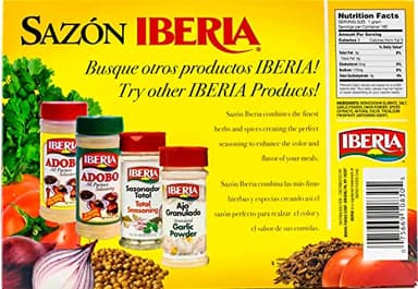 Iberia Sazon Seasoning Without Annatto, 6.34 Oz, 36 Pack - Image 2