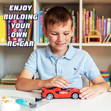 WISEPLAY STEM Toys for 7-10 Year Old Boys & Girls - 306Pcs RC Car Building Block Set - STEM Building Toys for Boys & Girls Ages 6-10 Years - Great Remote Control Car Birthday Gift for Kid - Image 5