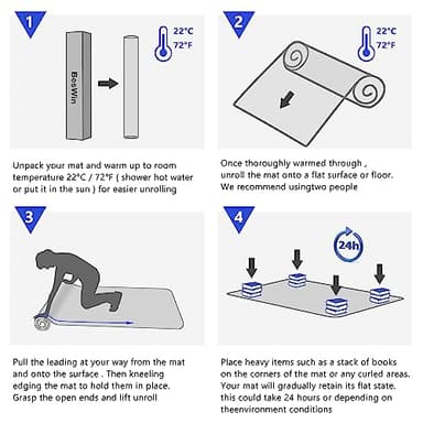 Office Chair Mat for Hard Wood Floors, 36 x 48 inches Clear Floor Mat for for Rolling Chairs, Heavy Duty Wood/Tile Floor Protectors for Home Office, Anti-Slip, Easy to Clean - Image 8