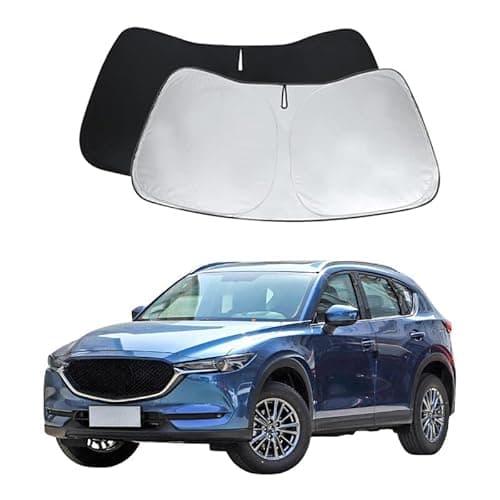 CX5 Custom Windshield Sun Shade for CX-5 2017 2018 2019 2020 2021 2022 2023 2024 2025 Front Window Sunshade Sun Visor 240T Shade Blocks UV Rays Car Accessories - Image 1