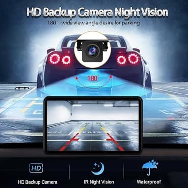 BuonaIdea Wireless Double Din Car Stereo Compatible with Apple CarPlay and Android Auto,7" HD Portable Bluetooth CarPlay Touch Screen for Car,with Car Play Dash Mount and Backup Camera - Image 5