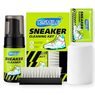 X-SMILE Shoe Cleaning Kit Sneaker Cleaner Kit with Brush Suede Cleaner Safe for Mesh, Nubuck, Leather - Image 1