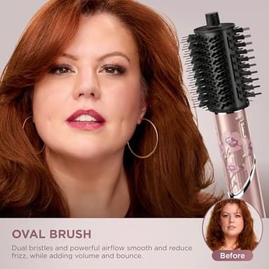 Shark FlexStyle Air Styling & Drying System, Powerful Hair Dryer Brush & Multi-Styler with Auto-Wrap Curlers, Concentrator Attachment and Storage Bag, Blossom Bliss, HD432RS - Image 3