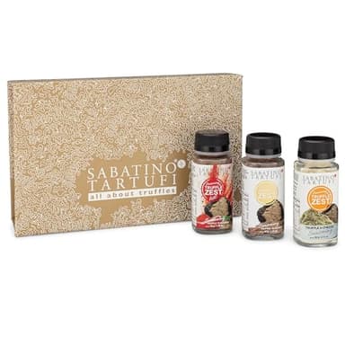 Sabatino Tartufi Truffle Zest Trio, The Original All Purpose Gourmet Truffle Powder, Gourmet Truffle Seasoning Gift Set - Image 1