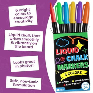 First Day of School Sign Board with Liquid Chalk Markers - 14”x11” Double-Sided & Reusable - My First and Last Day - Back to School Supplies Board for Kindergarten, Preschool - Image 4