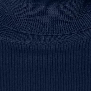 Amazon Essentials Women's Classic-Fit Lightweight Long-Sleeve Turtleneck Sweater (Available in Plus Size), Navy, Small - Image 7