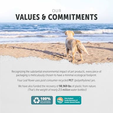 Four Leaf Rover Protect - Probiotics for Dogs - Veterinarian Formulated - with Natural Prebiotics and Antioxidants - Detoxification & Gut Health - 30 Day Large Dog Supply - Image 7