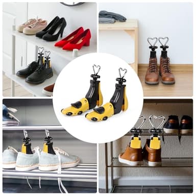 Furneeture 2 Pieces Shoe Stretcher Boot Stretcher, Adjustable Width and Length Shoe Expander Shoe Widener Stretcher Women Men for Sneakers Leather Shoes Ankle Boots - Image 6