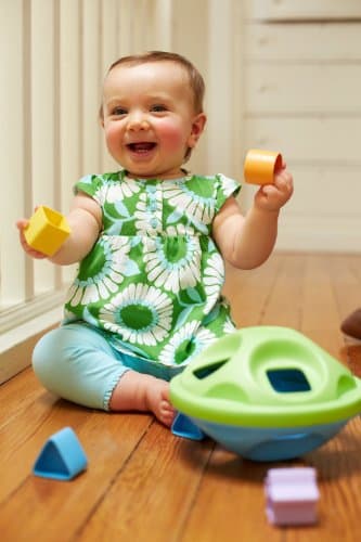 Green Toys Shape Sorter for 6 months +, Green/Blue - Image 6