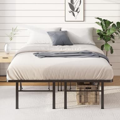 ZINUS SmartBase Heavy Duty Mattress Foundation, 16 Inch Metal Platform Bed Frame, No Box Spring Needed, Sturdy Steel Frame, Underbed Storage, Full - Image 2