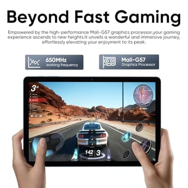 2025 Upgraded Android 14 Tablet 11inch, 12GB+128GB+512GB, Support Face Unlock,18W Fast Charging with 8000mAh Large Battery ,Dual WiFi6, Dual Camera,Octa-Core CPU, Bluetooth,HD Touchscreen Display - Image 4