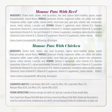 Fancy Feast Gems Pate Cat Food Mousse and a Halo of Savory Gravy Wet Cat Food Variety Pack - (Pack of 12) 4 oz. Boxes - Image 6
