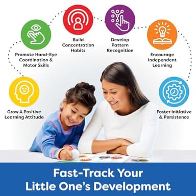 Montessori Preschool Busy Book for Toddlers Ages 3 and Up - Preassembled - Preschool Learning Activities Homeschool Montessori Toys - 3 Year Old Boy Gift - 3 Year Old Girl Christmas Birthday Gift - Image 3