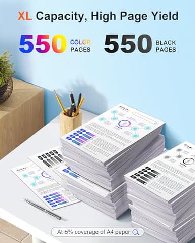 E-Z Ink Pro LC203 Compatible Ink Cartridges Replacement for Brother LC203XL LC201 LC201XL to use with MFC-J480DW MFC-J880DW MFC-J4420DW MFC-J680DW MFC-J885DW (Black, Cyan, Magenta, Yellow, 5 Pack) - Image 3