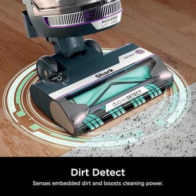 Shark POWERDETECT AZ4000 Upright Vacuum Cleaner HEPA Filter, Heavy Duty Vacuum Powerful Suction for Pet Hair Powered Lift-Away, for Carpets & Hardfloors (Renewed) - Image 9