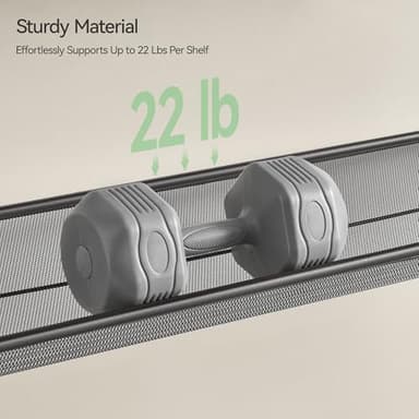 Nunsino Shoe Rack, Long Shoe Organizer,Max Holds 75 Pairs,12 Tier Metal Shoe Storage Shelf,6-Tier Stackable Shoes Organizer for Garage, Entryway,Black - Image 6