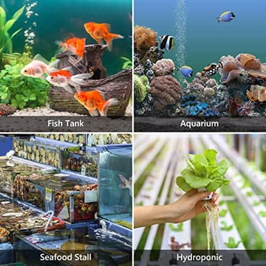 KEDSUM Aquarium Aerator,Air Pump for Aquarium Fish Tank, Dual outlets, 145GPH Adjustable Aerator Bubbler Pump for 10-220 Gallons - Image 7