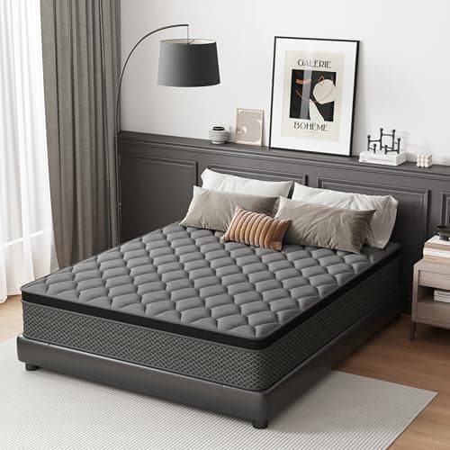 DAJIYUHC Queen Mattress, 12 Inch Hybrid Mattress in a Box, Memory Foam and Pocket Springs, Medium Plush Feel with Motion Isolating, CertiPUR-US Certified, Fiberglass Free -365-Night Trial - Image 1