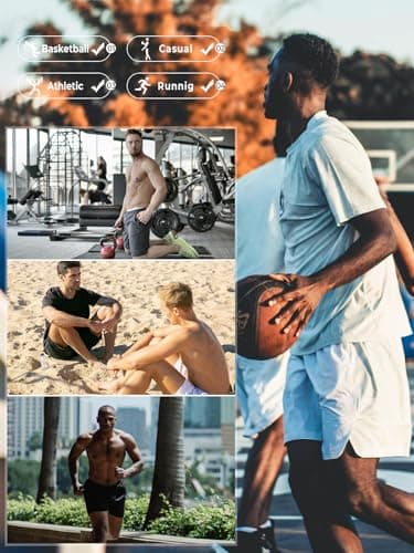 NORTHYARD Men's Athletic Running Shorts Quick Dry Workout Shorts 7"/ 5"/ 9" Lightweight Sports Gym Basketball Tennis Hiking Exercise Black-9inch L - Image 6