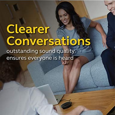 Jabra Speak 510 UC Wireless Bluetooth Speakerphone – Outstanding Sound Quality, Portable Conference Speaker for Holding Meetings Anywhere - Certified for Zoom & Google Meet - Image 3