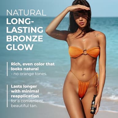 BYROKKO Shine Brown Tanning Oil 5.07 Fl Oz, XXL Tan Accelerator for Outdoor Sun or Indoor Tanning Bed Lotion, Fast Bronzer with Premium Natural Ingredients for Deep, Long-Lasting Glow - Image 8