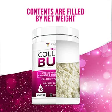 Hydrolyzed Collagen Powder for Weight Loss - Burn Ultimate Beauty Complex Multi Peptides Powder for Women with Types I II III V and X for Fat Burning Support Unflavored 30 Servings - Image 7