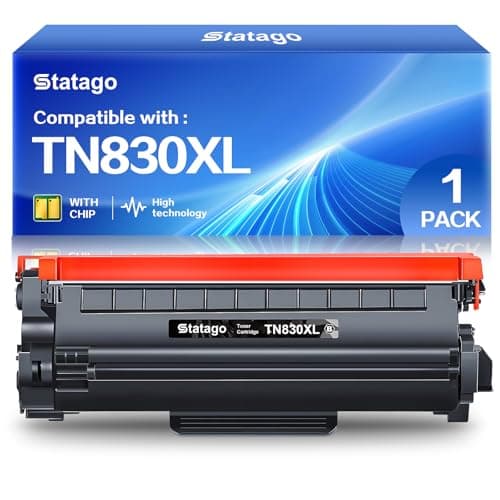 Brother TN830XL Toner Cartridge - 3,000 Page Yield, Black Toner Replacement for Brother HL-L2460DW, DCP-L2640DW, HL-L2405W, L2400D, L2480DW, MFC-L2820DW (1 Black) - Image 1