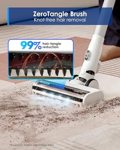 Tineco Floor ONE Switch S6 Cordless Wet Dry Vacuum Cleaner, Smart Floor Cleaner Mop, 5-in-1 Multi-Function Stick Vacuum FlashDry Self-Cleaning Dual-Edge Cleaning, Whole-House Cleaning - Image 8