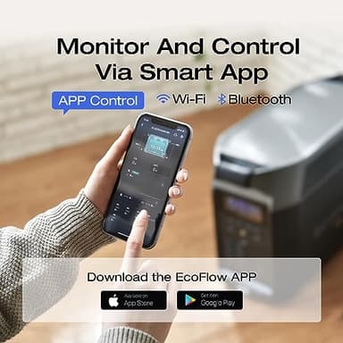 EF ECOFLOW DELTA Pro Extra Battery 3600Wh, 2.7H to Full Charge, Battery Backup for Home Use, Blackout, Camping, RV - Image 5