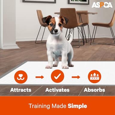 ASPCA Puppy Pads: 100 Count Dog Pee Pads with Odor Control, 26x30 XL for Indoor/Outdoor Use - Image 3