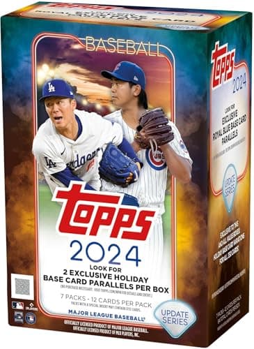 2024 Topps Updates Baseball Retail Value Box - 7 Packs per Box & 12 Cards per Pack - Image 1