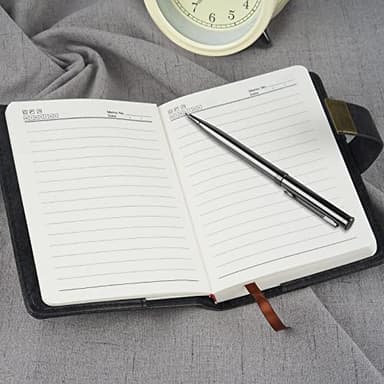 WEMATE Journal with Lock, Diary with Lock, Password Notebook, Pen & Gift Box - Perfect for Men and Women - 4.3X 6.18in Black Keep Your Secrets Safe - Image 4