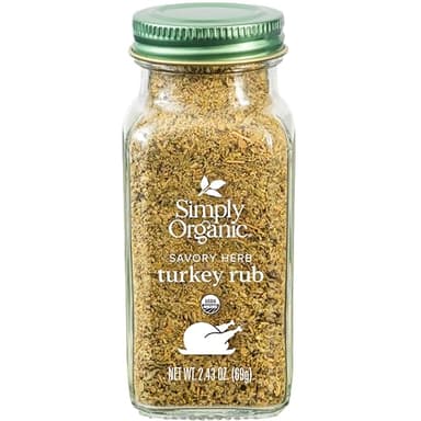 Simply Organic Turkey Rub, Certified Organic | 2.43 oz - Image 1