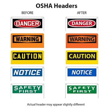 Accuform MADM014VA Aluminum Safety Sign, Legend "DANGER CONSTRUCTION AREA KEEP OUT", 10" Length x 14" Width, Red/Black on White - Image 2