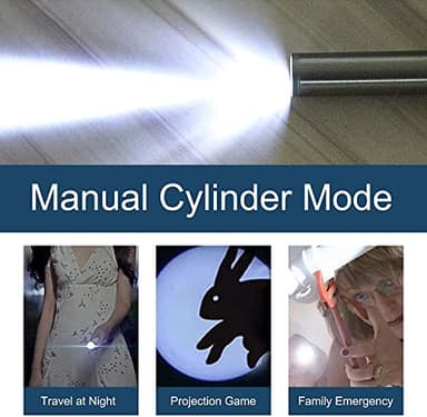 BEGRIM Cat Toys Laser Pointer for Indoor, Rechargeable, 7 Adjustable Wand Red Light Pet Interactive Cat Mouse Toys to Keep Busyfor Kitten Dog Chase Play - Image 7