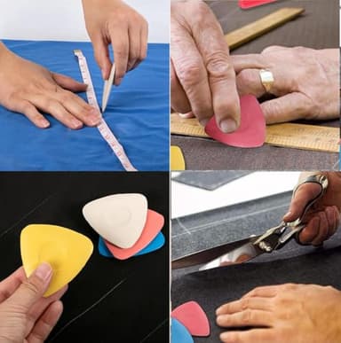 Tailors Chalk 4pcs,Sewing Fabric Chalk and Fabric Markers for Quilting, Craft,Sewing Supplies Accessories - Image 6