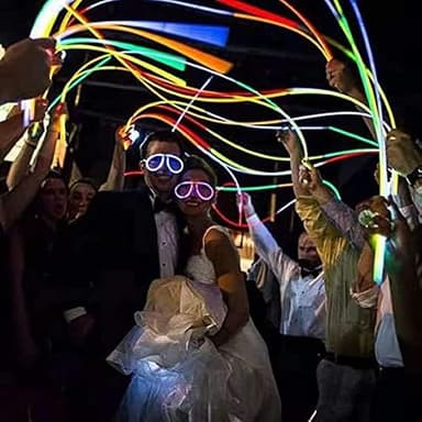 Glow Fever Glow Sticks Bulk 100ct 22'' Glow Necklaces with Connectors, Neon Light Sticks for Party Festivals Raves Concert Birthday Wedding, Multicolor - Image 7