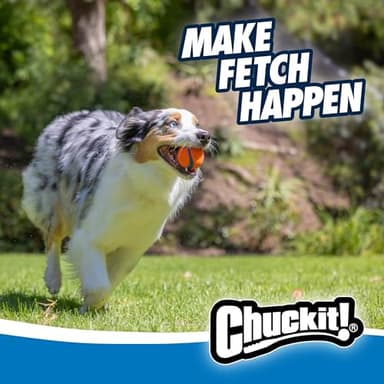 Chuckit Gen 1 Fetch Pack Dog Balls - Interactive Dog Toys, High-Bounce Fetch Ball, Floating Ultra and Rugged Balls, Durable - Size Medium, 2.5-inch Diameter, Set of 3 - Image 5