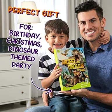 Dinosaur Toys for Kids 3-5 Dinosaur Book with Sounds 30 Species Names & Realistic Sounds InteractiveToys for Boys Girls Kids 2 3 4 5 6 7 Year Old Dinosaur Toys Gifts(Dinosaur Book) - Image 6