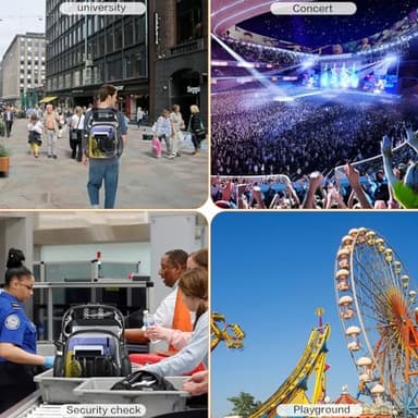 PAMANO Clear Backpack Transparent Heavy Duty School PVC Bookbag See Through Bag Boys and Girls for College Work Travel Security - Image 7