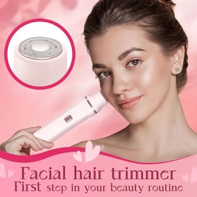 Bikini Trimmer for Women - Painless Electric Razors for Silk Skin,Cordless Body Shaver for Trip,Replaceable Lady Facial Razor, IPX7 Waterproof&Easy Cleaning, Ceramic Blade, USB Charge Dock Pink - Image 7