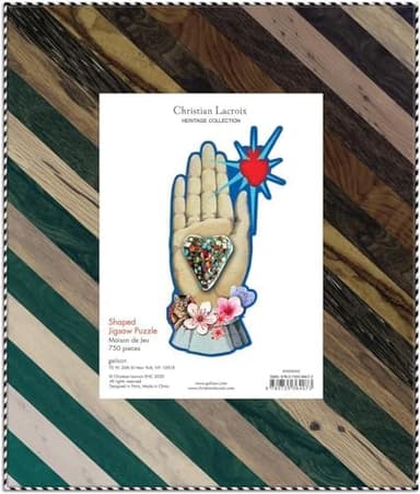 Galison Christian Lacroix Heritage Collection Maison de Jeu 750pc Shaped Jigsaw Puzzle (0735364079 - Image 4