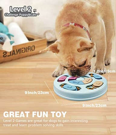 Joansan Interactive Dog Puzzle Toys - Mentally Stimulating Treat Dispenser for Training Small, Medium & Large Dogs - Image 4