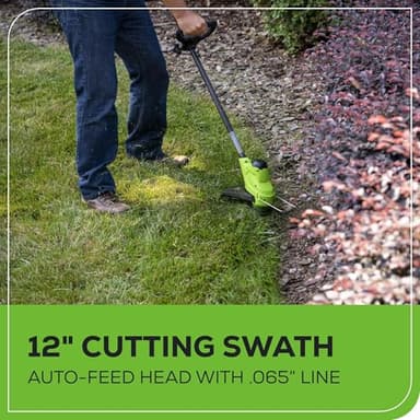 Greenworks 48V (2x24V) 20" Cordless Push Mower, 12" String Trimmer, 320 CFM Blower,10" Chainsaw,and 22" Hedge Trimmer Combo Kit - Image 8