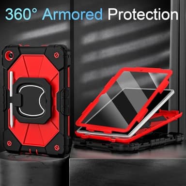 Auizotl Case for Galaxy Tab A9 Plus Case 11 Inch with Screen Protector/Rotating Stand/Pen Holder,Military Grade Shockproof Cover for Samsung Galaxy A9+/A9 Plus Tablet Case (SM-X210/X216/X218) - Image 2